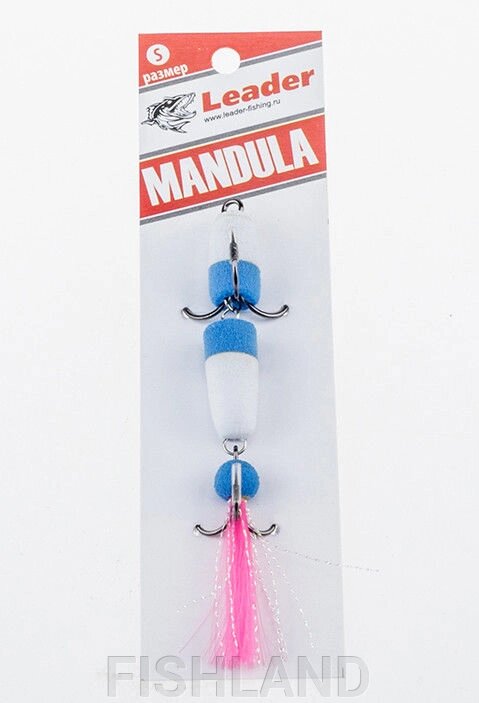Приманка джиговая Leader "Мандула" 10,5см цвет 017 от компании FISHLAND - фото 1
