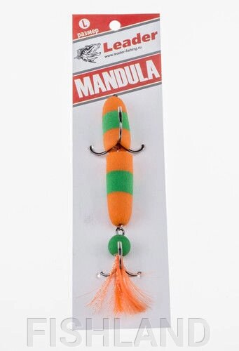 Приманка джиговая Leader "Мандула" 10,5см цвет 024 от компании FISHLAND - фото 1