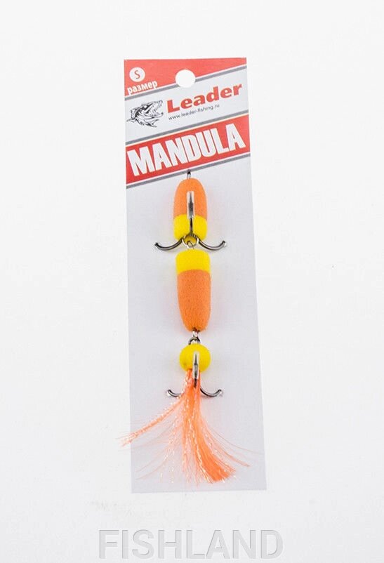 Приманка джиговая Leader "Мандула" 10,5см цвет 026 от компании FISHLAND - фото 1