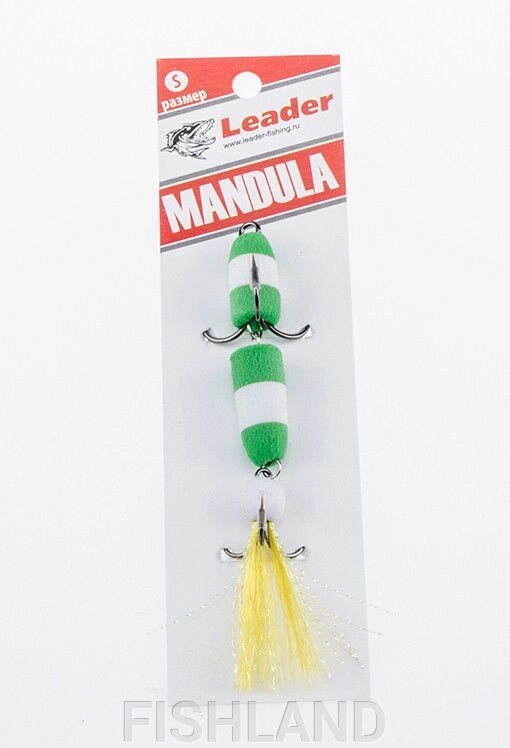 Приманка джиговая Leader "Мандула" 10,5см цвет 031 от компании FISHLAND - фото 1