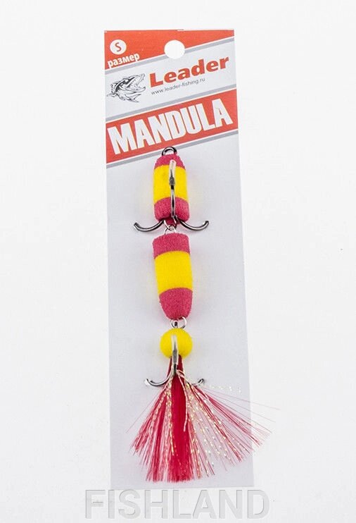 Приманка джиговая Leader "Мандула" 10,5см цвет 042 от компании FISHLAND - фото 1