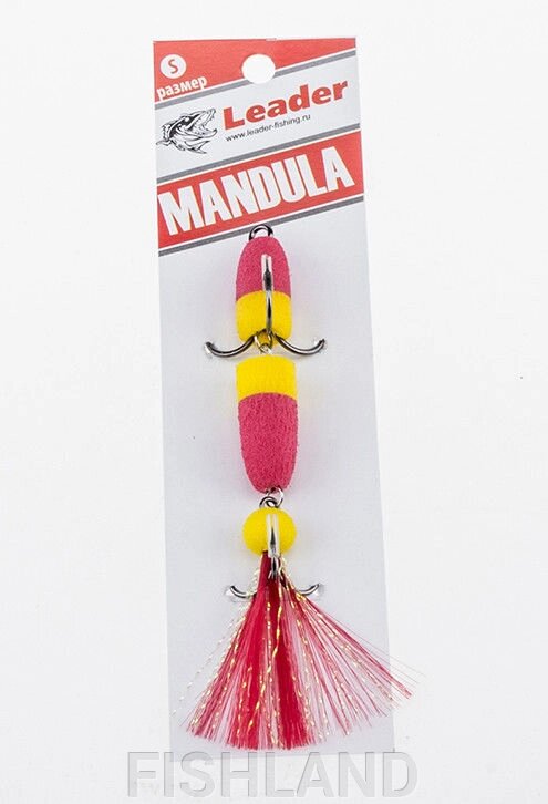 Приманка джиговая Leader "Мандула" 10,5см цвет 044 от компании FISHLAND - фото 1