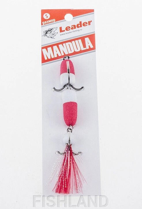 Приманка джиговая Leader "Мандула" 10,5см цвет 045 от компании FISHLAND - фото 1