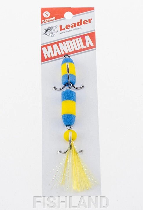 Приманка джиговая Leader "Мандула" 10,5см цвет 051 от компании FISHLAND - фото 1