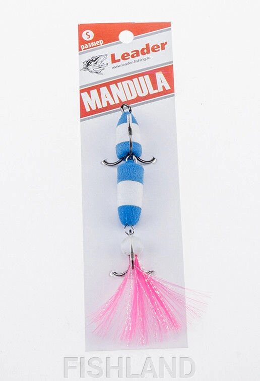 Приманка джиговая Leader "Мандула" 10,5см цвет 052 от компании FISHLAND - фото 1
