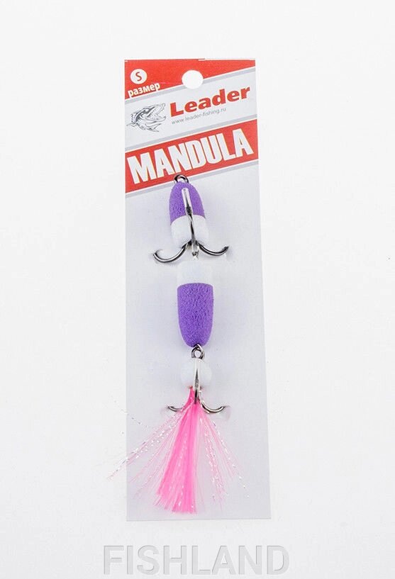 Приманка джиговая Leader "Мандула" 10,5см цвет 063 от компании FISHLAND - фото 1