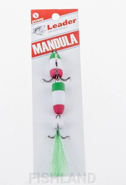 Приманка джиговая Leader "Мандула" 10,5см цвет 071 от компании FISHLAND - фото 1