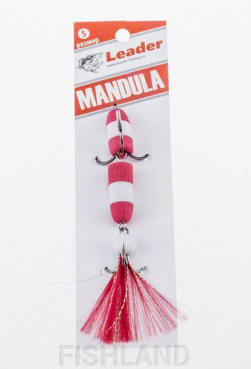 Приманка джиговая Leader "Мандула" 7,5см цвет 041 от компании FISHLAND - фото 1