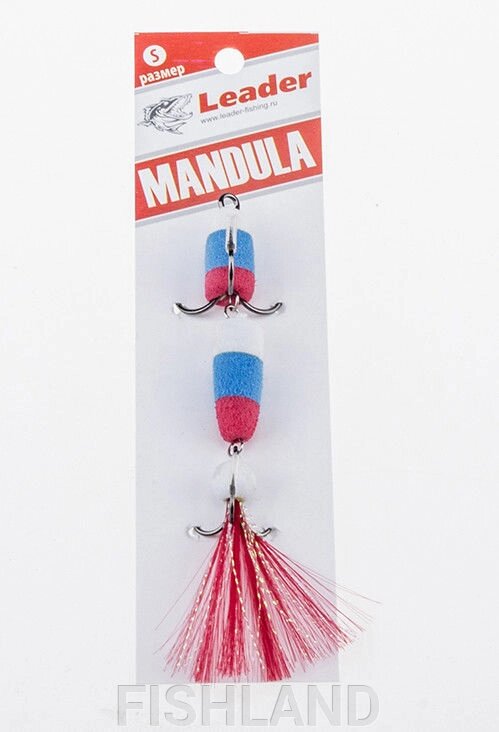 Приманка джиговая Leader "Мандула" 7,5см цвет 070 от компании FISHLAND - фото 1