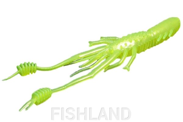Приманка Ring Shrimp 2" 416 Glow Pearl Chart (12 шт) от компании FISHLAND - фото 1