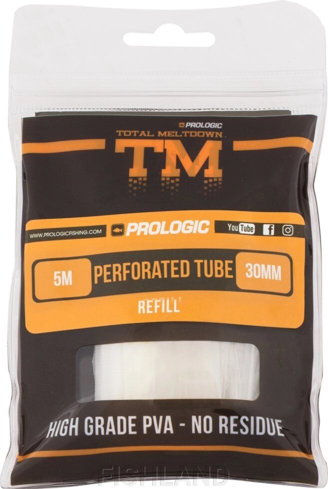 PROLOGIC TM PVA Perforated Tube Refill 5m 30mm от компании FISHLAND - фото 1