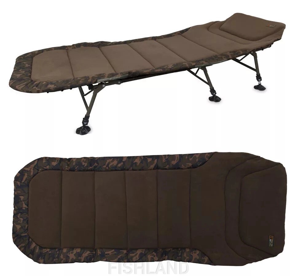 Раскладушка FOX R-Series Camo Bedchairs# - R1 Compact, 205x85x30 от компании FISHLAND - фото 1