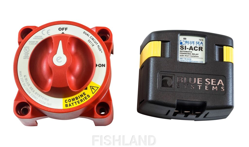 Реле зарядки (65A) и выключатель массы "OFF-ON" от компании FISHLAND - фото 1