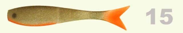 Рыбка ЛП-поролоновая 80мм 15 (песочная красный хвост) от компании FISHLAND - фото 1