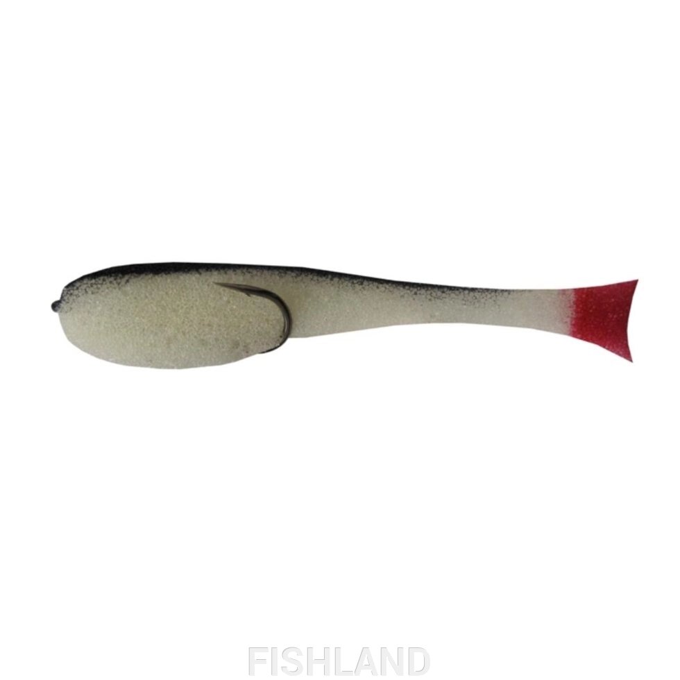 Рыбка поролоновая 11см бело-черная кр.3/0 Helios от компании FISHLAND - фото 1