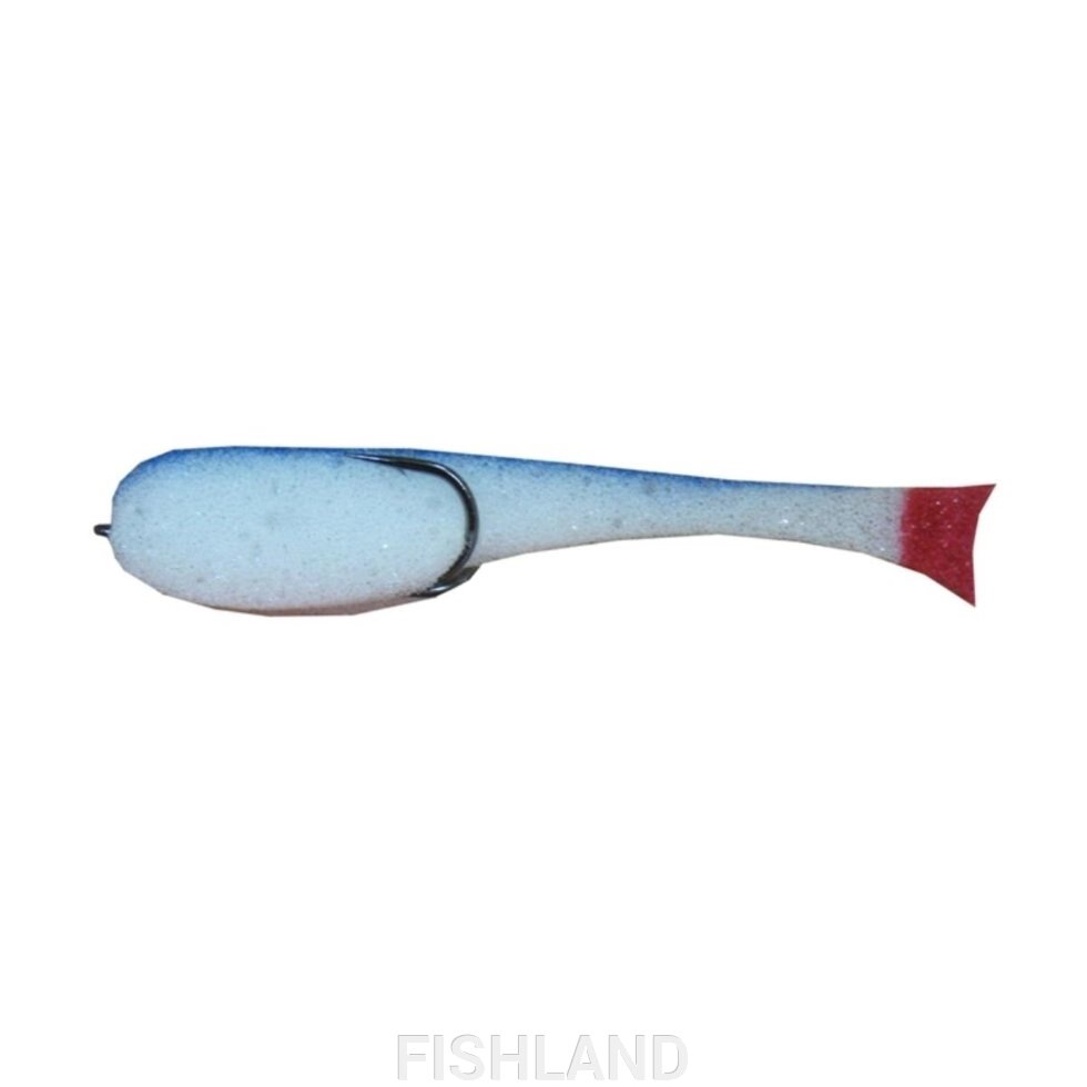 Рыбка поролоновая 11см бело-синяя кр.3/0 Helios от компании FISHLAND - фото 1