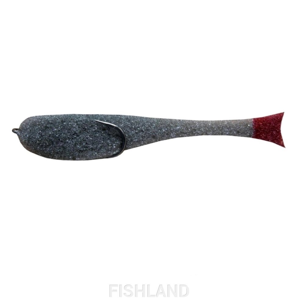 Рыбка поролоновая 11см черная кр.2/0 Helios от компании FISHLAND - фото 1