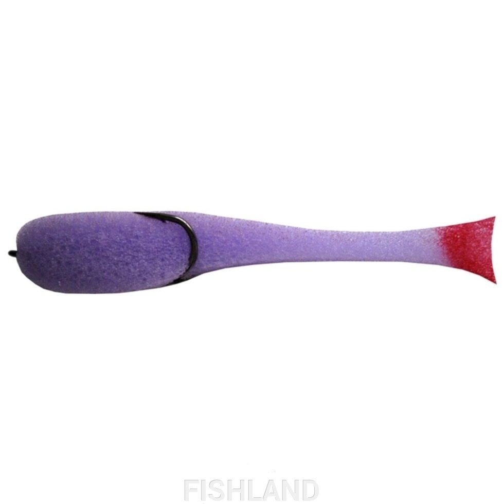 Рыбка поролоновая 11см фиолетовая кр.2/0 Helios от компании FISHLAND - фото 1