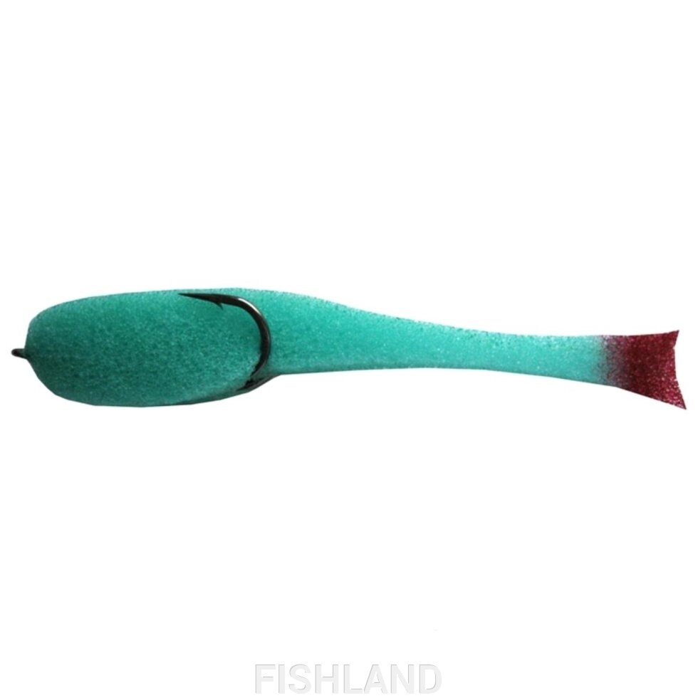 Рыбка поролоновая 11см зеленая кр.3/0 Helios от компании FISHLAND - фото 1