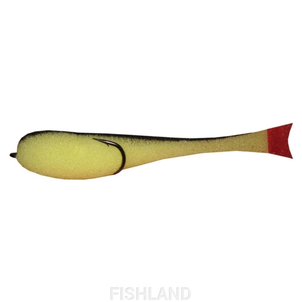 Рыбка поролоновая 12,5см желто-черная кр.3/0 Helios от компании FISHLAND - фото 1