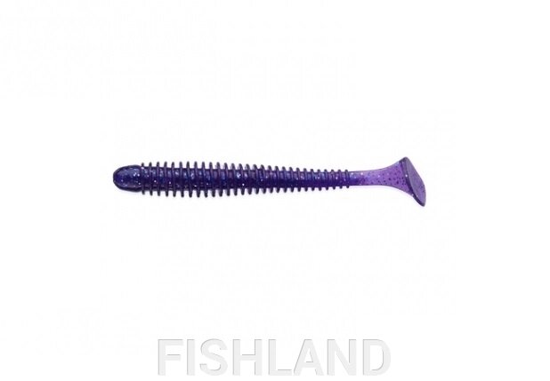Съедобная силиконовая приманка KEITECH Swing Impact 2.5"10шт, ц: ea04 violet от компании FISHLAND - фото 1