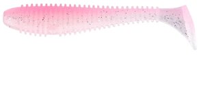 Съедобная силиконовая приманка KEITECH Swing Impact FAT 2.8"8шт, ц: ea10T Pink Silver Glow