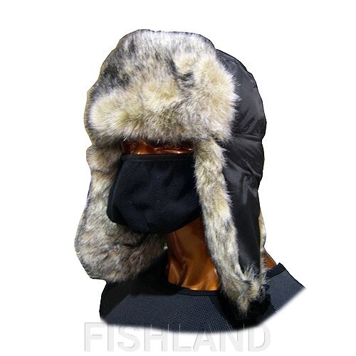 Шапка-ушанка с маской ЕВРО ВОЛК р.56-58 от компании FISHLAND - фото 1