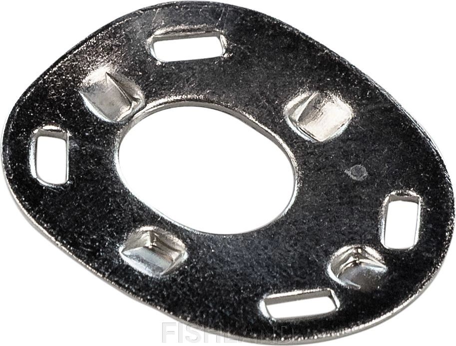Шайба тентовый застежки DOT , никелированная латунь от компании FISHLAND - фото 1