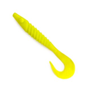 Силиконовая приманка Bulava Twister 7.3 (1шт ) цвет 124 Lemon