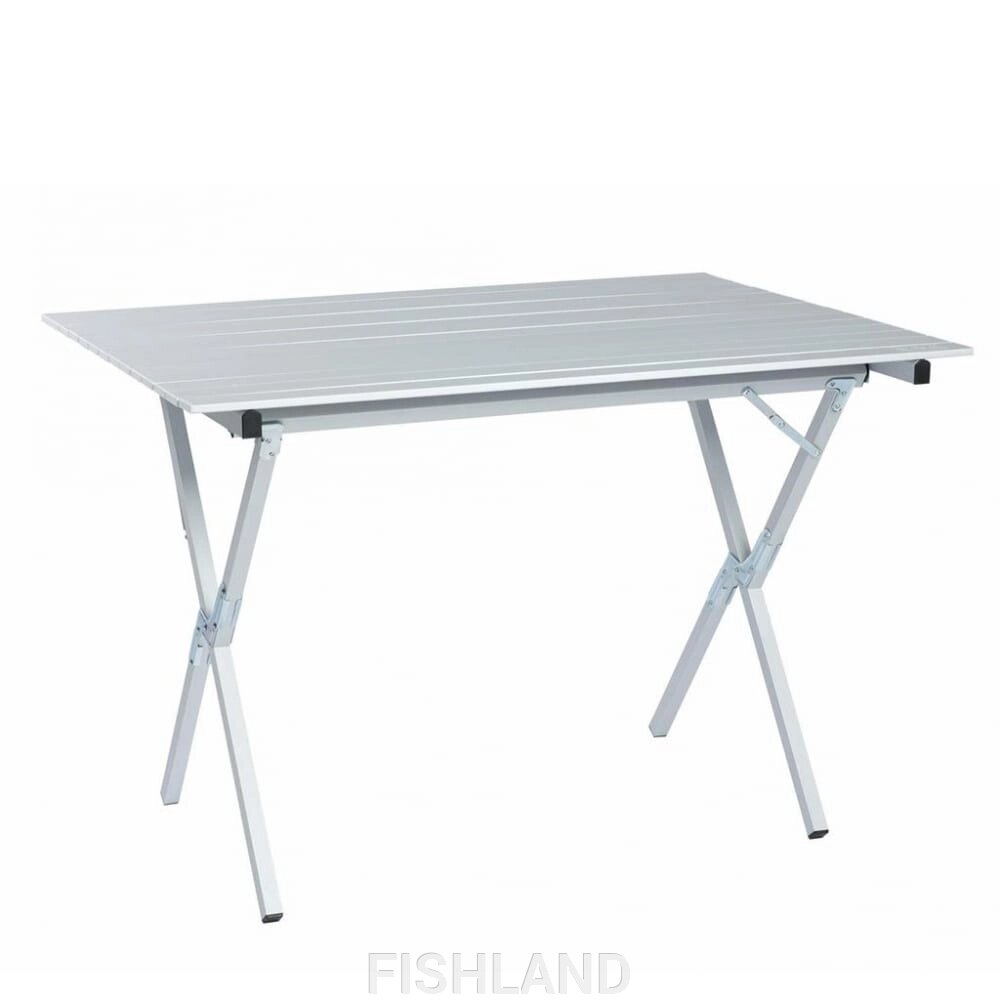 Стол походный Camping World Long Table (чехол, размер110х72х80, вес7,4кг, столешница алюминиевые рейки) от компании FISHLAND - фото 1