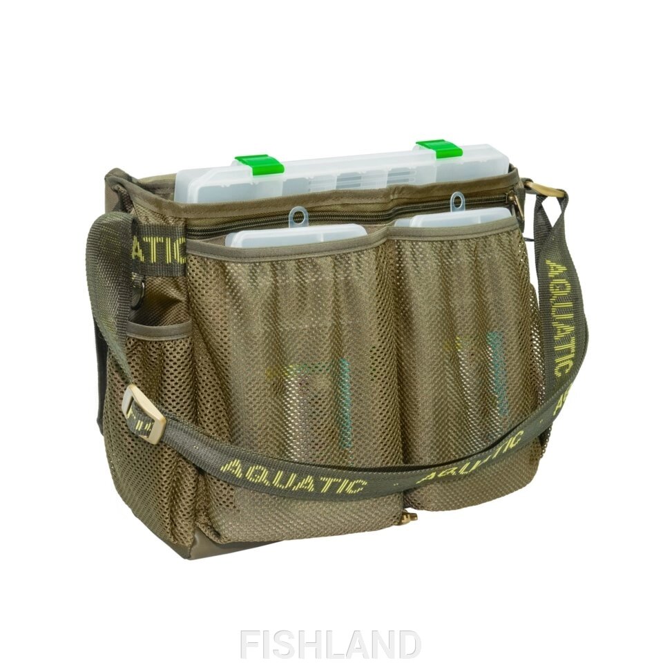 Сумка AQUATIC СК-15 с 3 коробками (FisherBox) от компании FISHLAND - фото 1