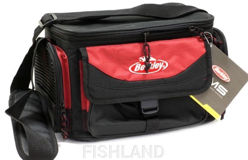 Сумка Berkley System Bag Red-Black + 4 boxes от компании FISHLAND - фото 1