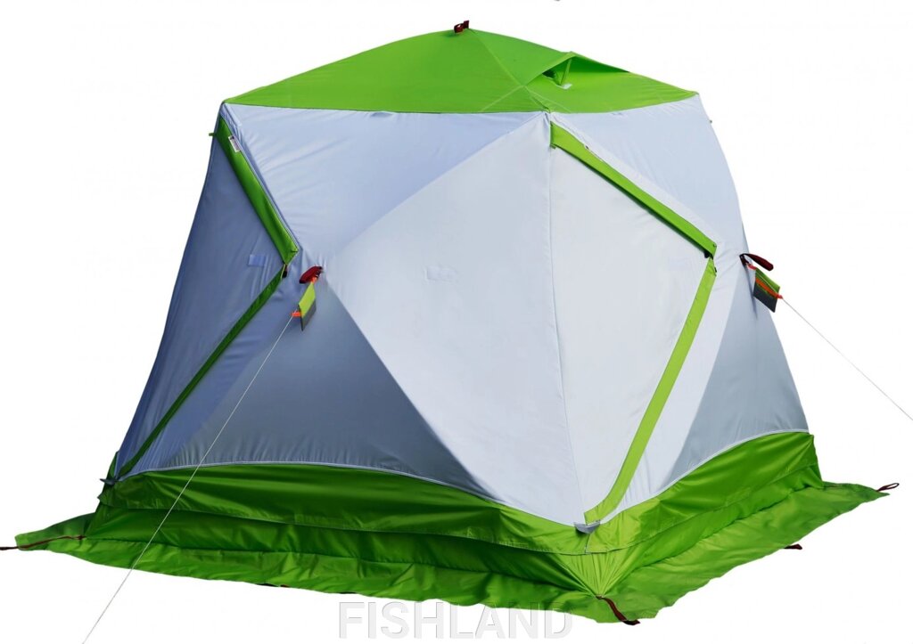 Теплая палатка «ЛОТОС Куб Классик С9Т» со съемным утеплителем. от компании FISHLAND - фото 1