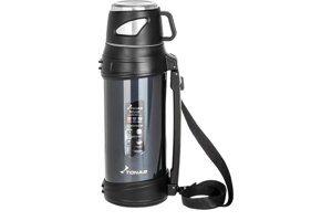 Термос T-KD-9010-2 2000ML синий (крышка-кружка, доп. пл. чашка, ручка) TONAR