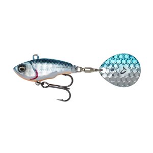 Тейл-спиннер Savage Gear Fat Tail Spin 6.5 cm# 16g Blue Silver