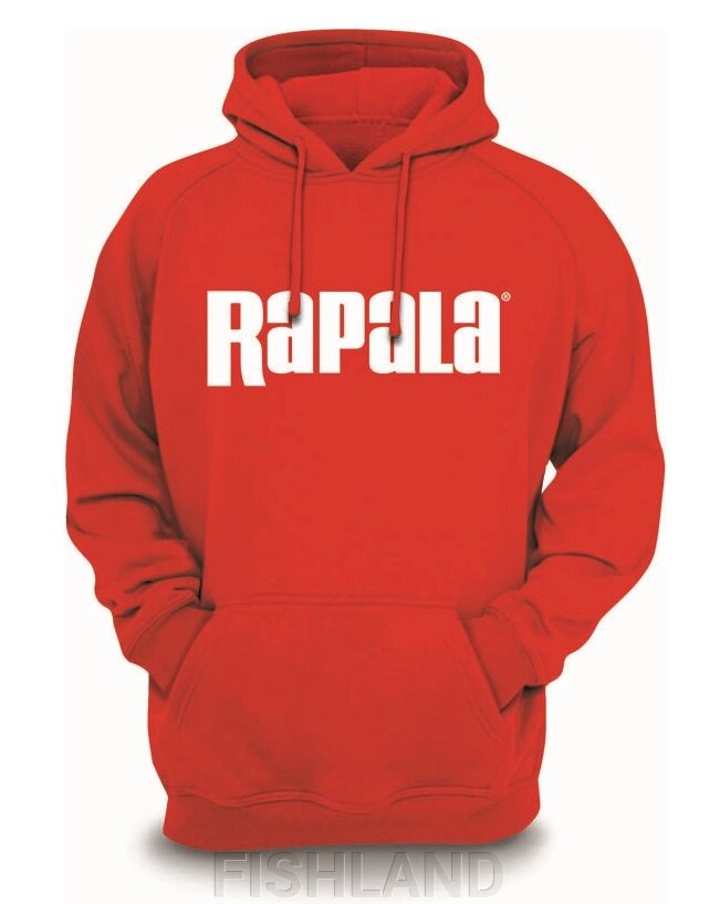 Толстовка RAPALA Sweatshirt красная L от компании FISHLAND - фото 1