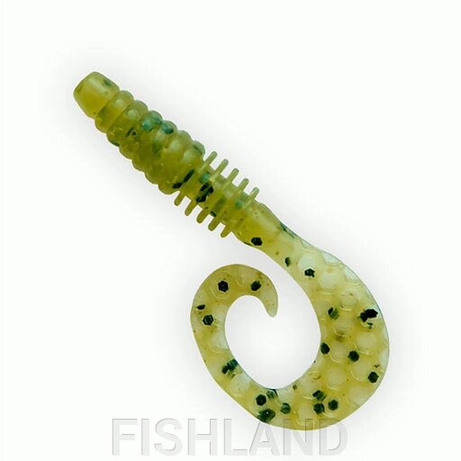 Твистер Fanatik Viper 4,5 (6шт) цвет 001 съедобный силикон от компании FISHLAND - фото 1