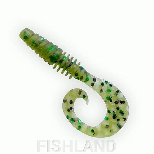 Твистер Fanatik Viper 4,5 (6шт) цвет 005 съедобный силикон от компании FISHLAND - фото 1