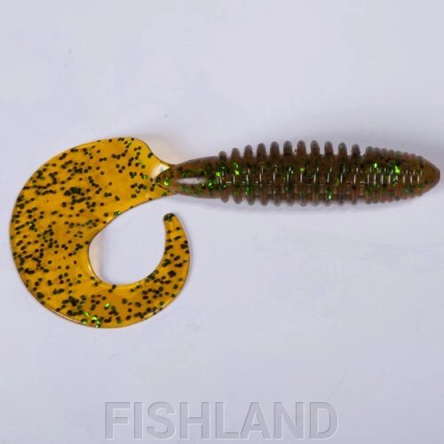 Твистеры съедоб. искусст. LJ Pro Series CRUSHER GRUB 3.9in (09.90)/PA19 (5шт) от компании FISHLAND - фото 1