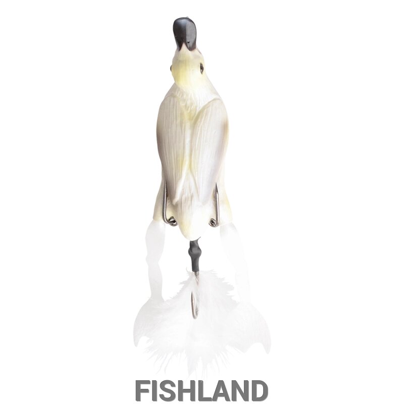 Утенок Savage Gear 3D Hollow Duckling weedless# L 10cm 40g 04-White от компании FISHLAND - фото 1