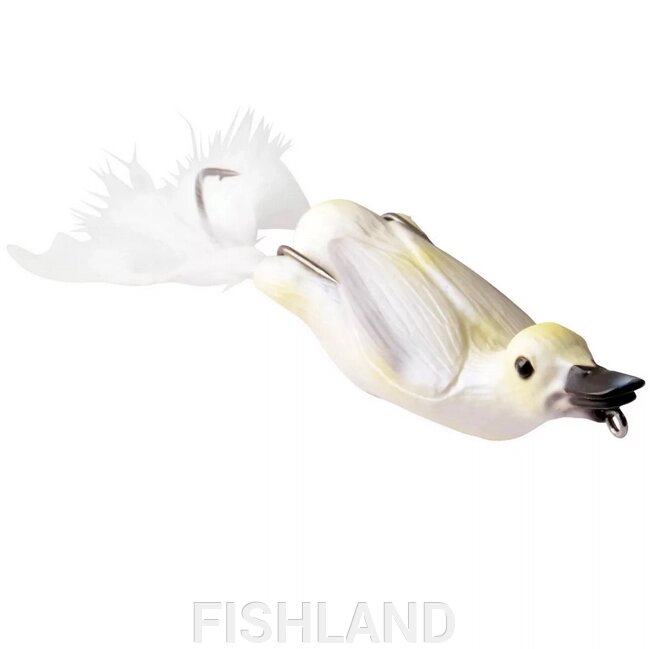 Утенок Savage Gear 3D Hollow Duckling weedless# S 7.5cm 15g 04-White от компании FISHLAND - фото 1