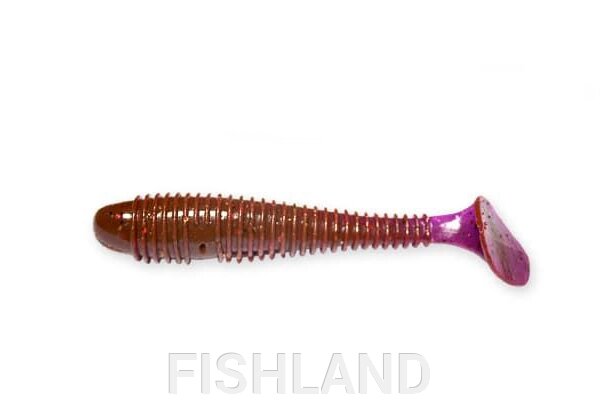 VIBRO FAT 4'' 14-100-12-6 Силиконовые приманки Crazy Fish от компании FISHLAND - фото 1