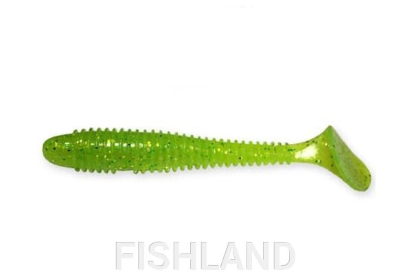 VIBRO FAT 4'' 14-100-20-6 Силиконовые приманки Crazy Fish от компании FISHLAND - фото 1