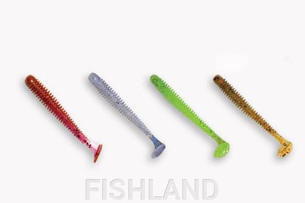 VIBRO WORM 3-50-М42-6 Силиконовые приманки Crazy Fish от компании FISHLAND - фото 1