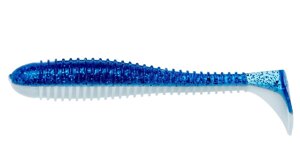 Виброхвост Helios Catcher 3,55"9 см Blue Sparkles & White (HS-2-026-N-30)