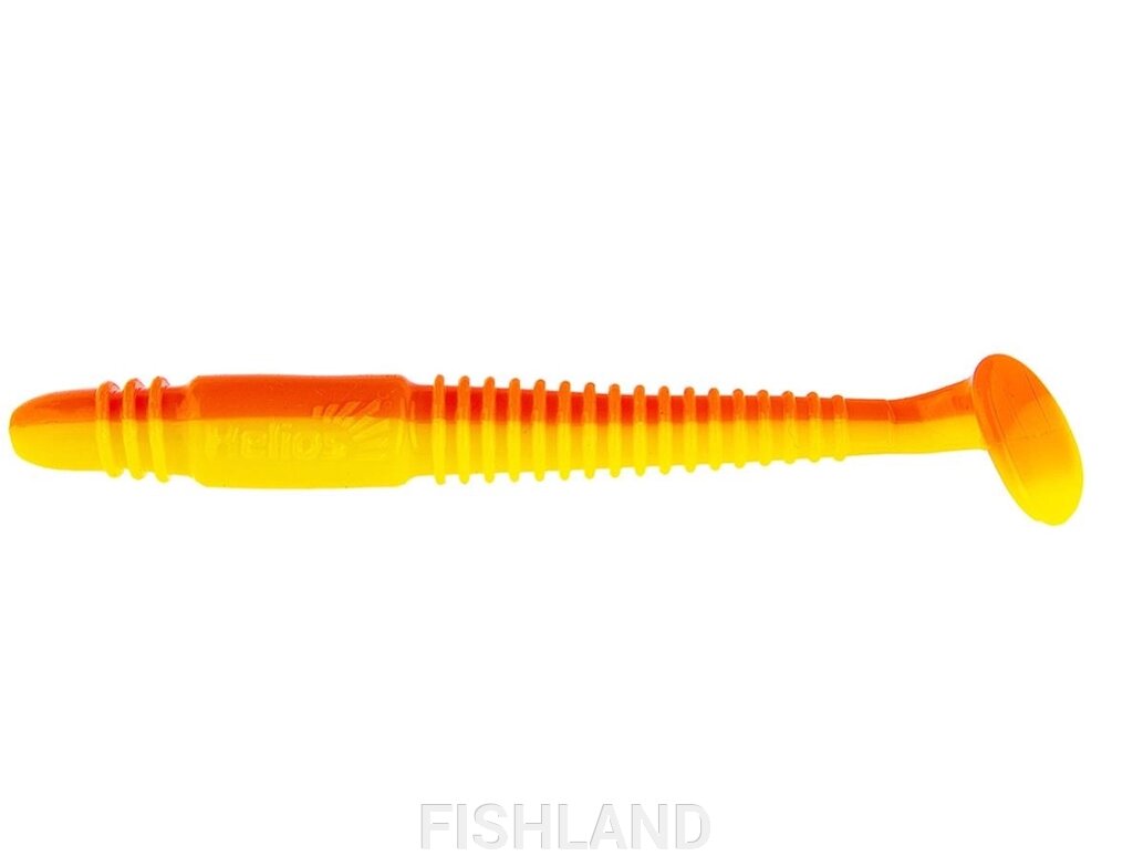 Виброхвост Helios Minoga 3,75"/9.5 см Orange & Yellow (HS-17-015-N-20) от компании FISHLAND - фото 1
