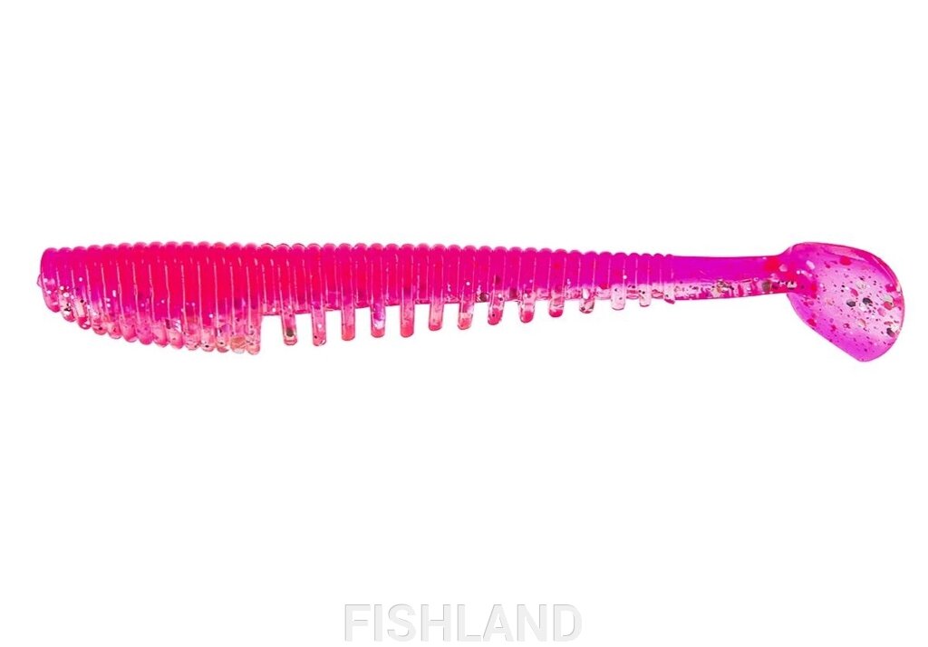 Виброхвост Helios Varuna 4,33"/11см Silver Sparkles & Pink (HS-35-035-N) от компании FISHLAND - фото 1
