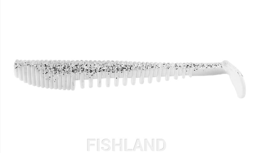 Виброхвост Helios Varuna 4,33"/11см White & Sparkles (HS-35-002-N) от компании FISHLAND - фото 1