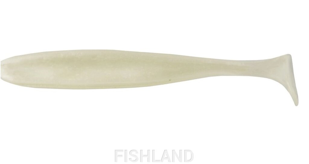 Виброхвосты съедобные ALLVEGA "Blade Shad" 7,5см 2,5гр (7шт) solid pearl от компании FISHLAND - фото 1