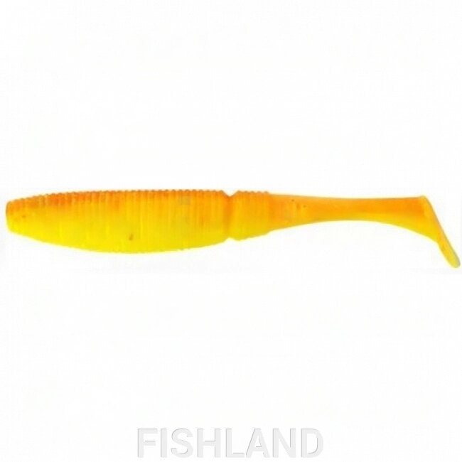 Виброхвосты съедобные ALLVEGA "Power Swim" 10см 9г (4шт) gold fish от компании FISHLAND - фото 1